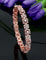 Zircon Floral Rose Gold Kada Bangle