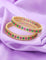 Designer Zirconia Ruby & Emerald Bangles ZBGL11118