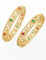 Designer Zircon Gold Plated Bangles