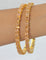 Designer Zirconia Gold Polish Bangle