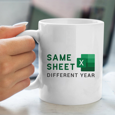 Excel Sheet Mug
