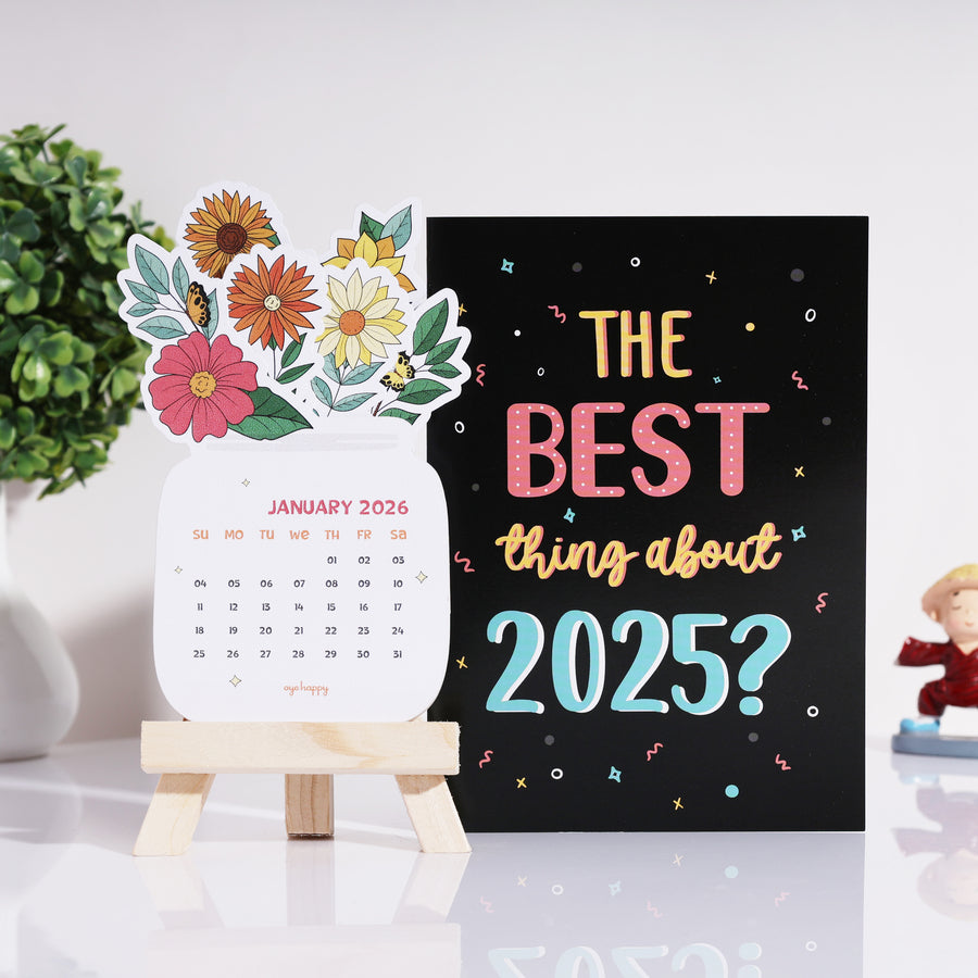 Flower Bouquet Calendar Combo