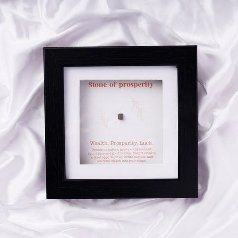 Wealth and Prosperity Stone Frame