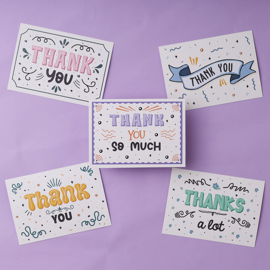 Thank You Cards - (Set of 5)
