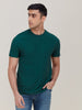 WES Casuals Teal Eco-Save Slim-Fit T-shirt