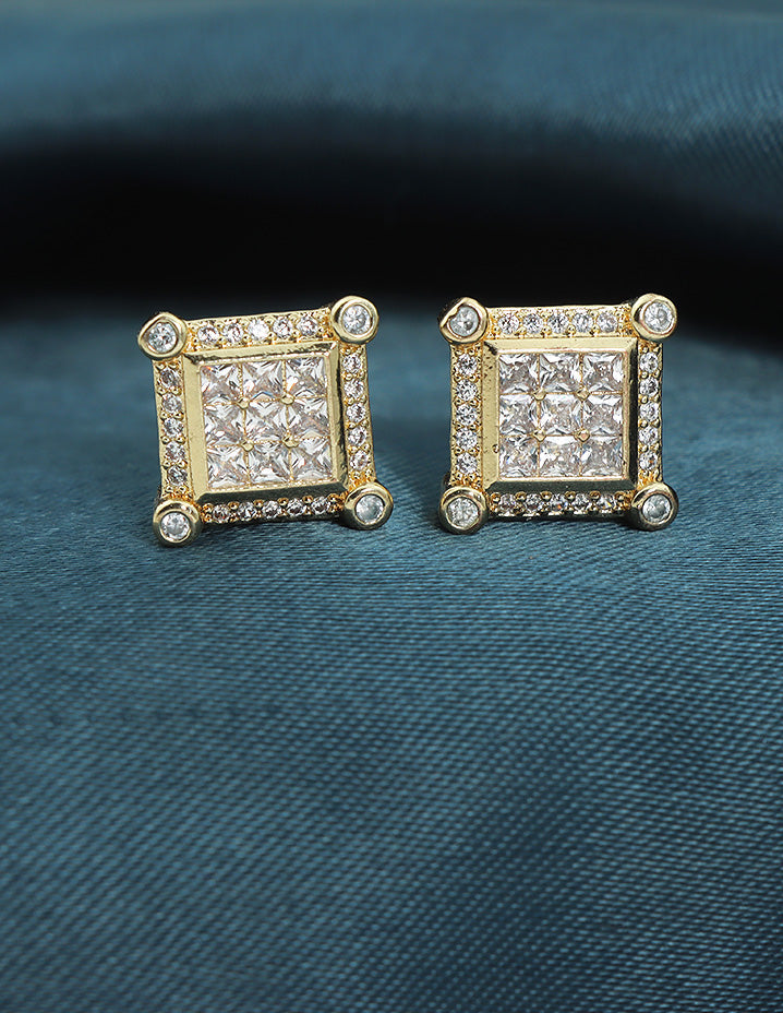 Designer Zirconia Stud Earrings