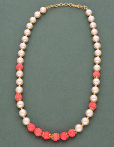 Designer Pearl and Nepali Beads Mala