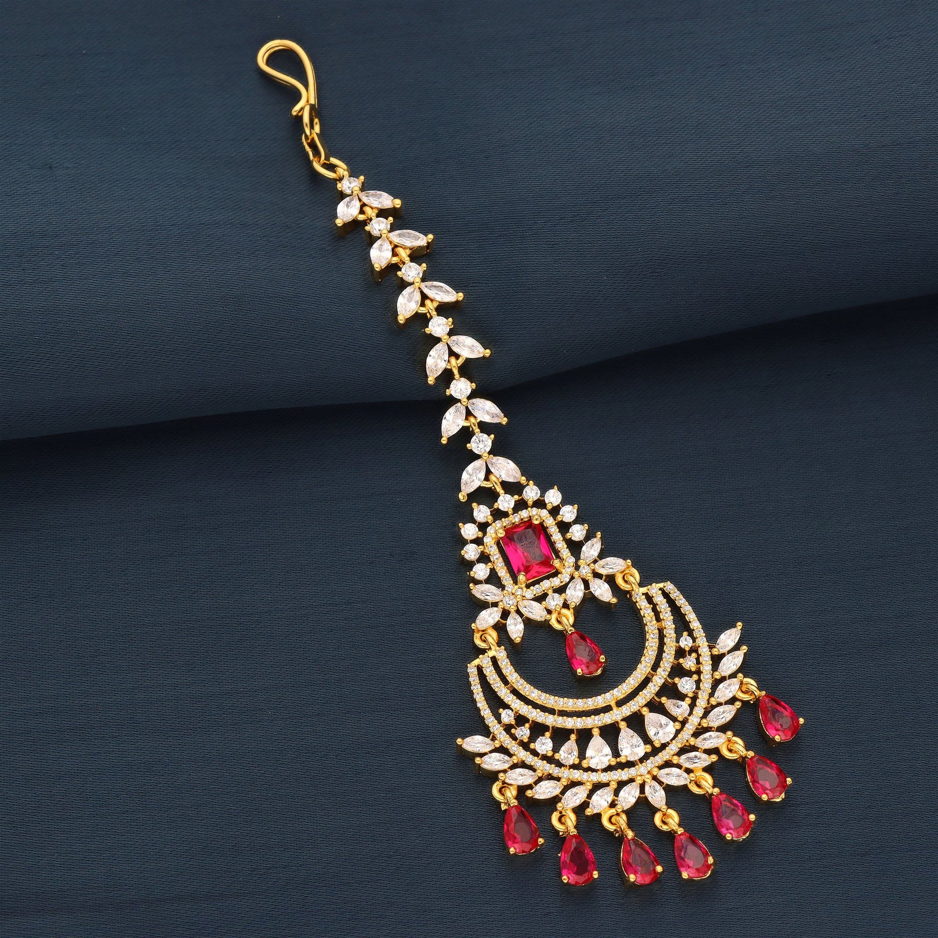 Zirconia Maang Tikka