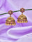 Designer Zirconia Kempu Jhumka Earrings