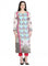 Multicolor 3/4 Sleeve Printed kurta