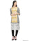 Yellow 3/4 Sleeve Round Neck kurta