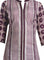 Wine Printed Round Neck kurta