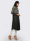 Black Round Neck Winter kurta