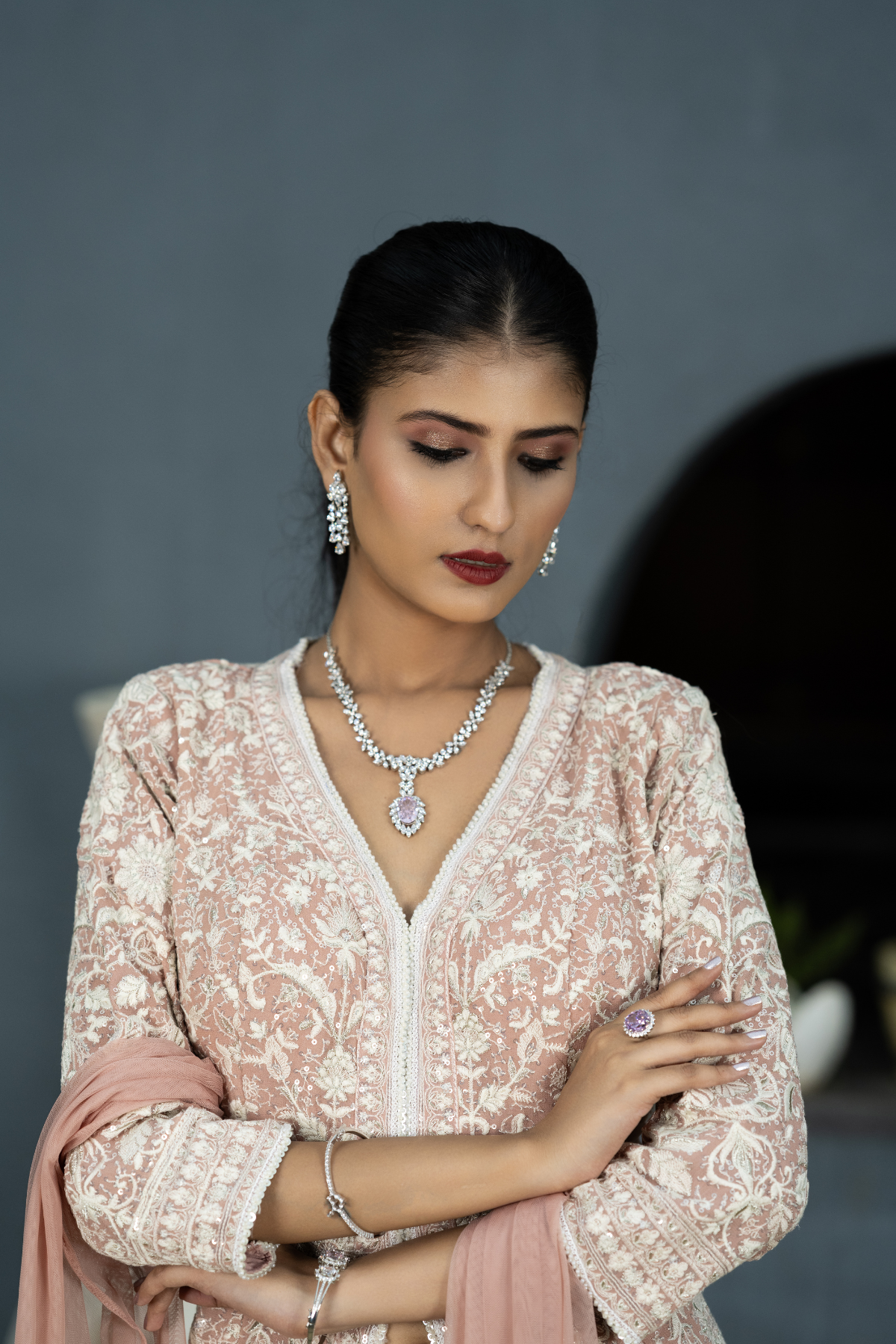 Plazo with Heavy Sequence Work on Top and Plazo with Karachi Embroidery