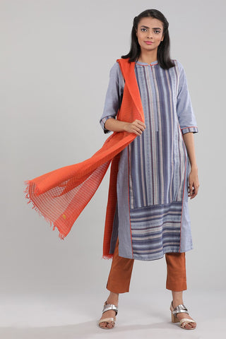 Brown Solid Trousers