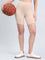 Beige Knit Seamless Cycling Shorts