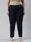 Women Solid Navy Comfort Fit Cotton Pants