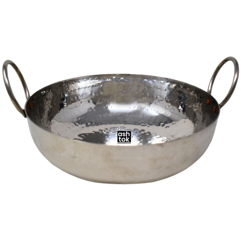 Sandwich Bottom Heavy Guage Stainless Steel Kadhai Cookware Kadai