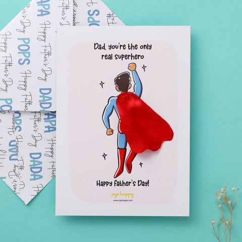 Superdad Cape Card