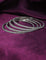Designer Zirconia Rhodium Polish set of 4 Bangles