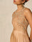 Floral Embroidered Jumpsuit - Peach