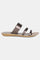 Aurelia Pewter Mettalic Almond Toe Flat-Zdaphne