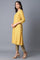 Yellow A-Line kurta