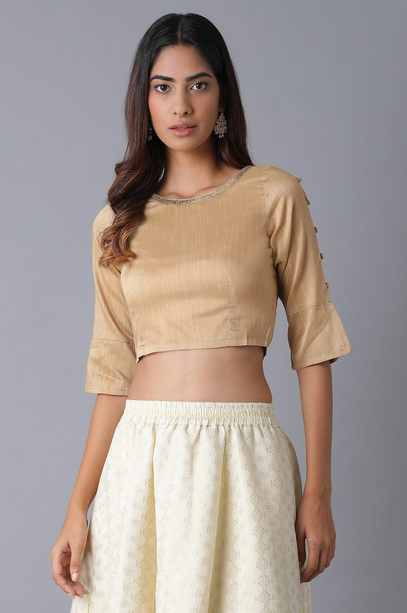 Golden Crop Top