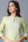 Green Straight kurta