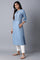 Denim Blue A-Line kurta