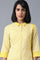 Yellow Shirt Collar Livaeco kurta