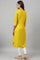 Mustard Yellow Placement kurta