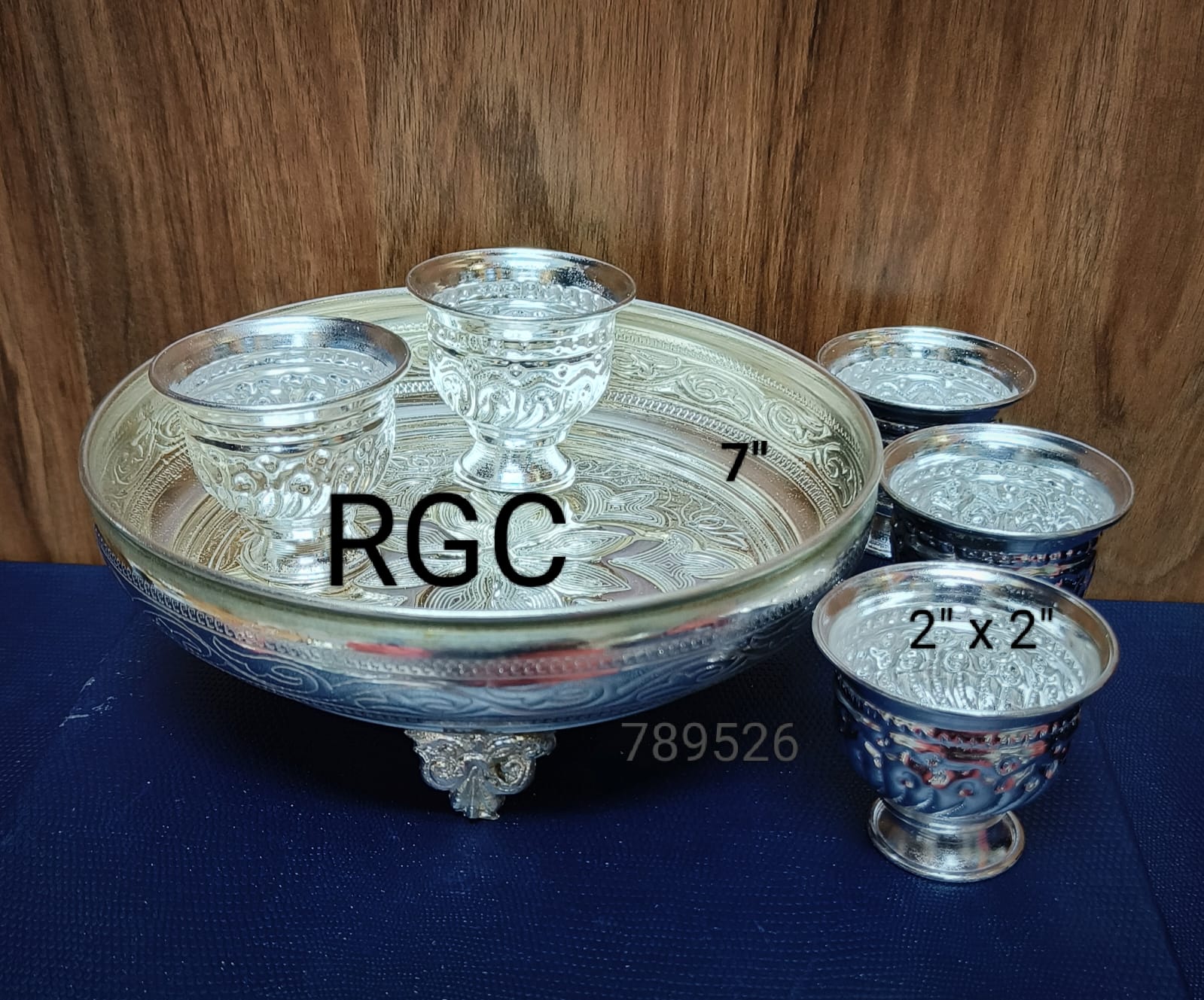 RGC special Naxi work 5 bowls plate set