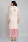 Pink Mock Layered Festive kurta