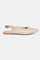 W Beige Embroidered Pointed Toe Flat-Wcharlotte