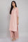 Pink Jacqurd Embroidered kurta