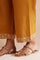 Light Yellow Solid Parallel Pants