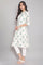 Ecru All-Over Floral Print kurta