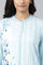 Blue Placement Print kurta