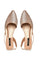 Aurelia Glitter Rose Gold Glitter Pointed Block Heel