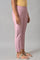 Light Pink Solid Women Slim Pants