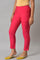 Dark Pink Women Slim Pants