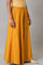 Mustard Glitter Printed Plus Size Culottes