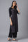 Black Ethnic Festive kurta and Palazzo Set