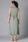 Sage Green Sleeveless Dress