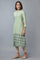 Fern Green A-line Printed kurta