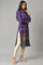 Purple Printed Winter kurta