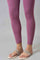 Purple Knitted Winter Leggings With Pintuck