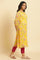 Marigold Yellow Floral Printed Kurta