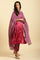 Purple Chiffon Embellished Dupatta